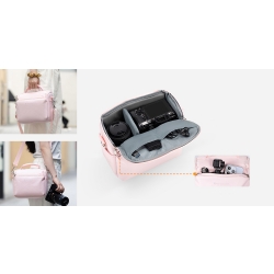 Torba fotograficzna K&F Concept Camera Sling Bag 5 l - różowa